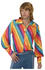 Smiffy's 70er Jahre Regenbogen Hemd bunt