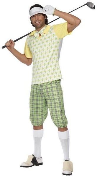 Smiffy's Golfer Kostüm Herren bunt