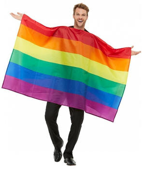 Smiffy's Regenbogen Kostüm für Erwachsene bunt
