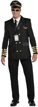 Amscan Captain Fly Kostüm für Herren schwarz