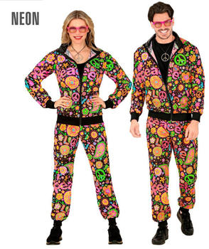 Widmann Hippie Peace Neon Trainingsanzug bunt