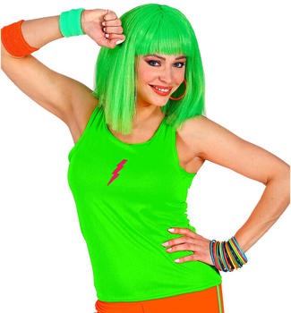 Widmann 80er Jahre Tanktop Damen neon-grün