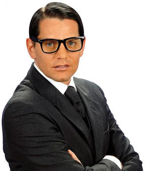 Widmann Nerdige Universal Brille schwarz