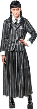Rubie's Wednesday Addams Kostüm Schuluniform für Damen schwarz-grau