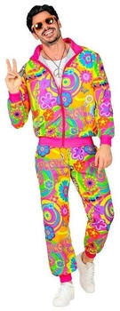Widmann Kostüm 'Neon Hippie Groovy' für Erwachsene