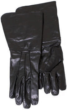Battle-Merchant Ritter-Kostüm Stulpenhandschuhe schwarz M