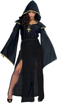 Fiestas Guirca Priester Kostüm schwarz