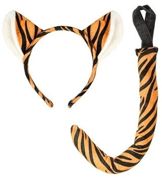 Widmann Verkleidungsset Tiger Ohren und Schwanz