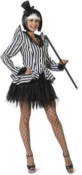 Funny Fashion Jacke gestreift schwarz weiß