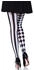 Leg Avenue Harlequin Strumpfhose 7720 schwarz weiß