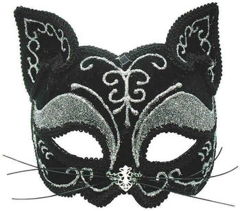 Bristol Novelty Ltd Katze Augenmaske EM365 schwarz