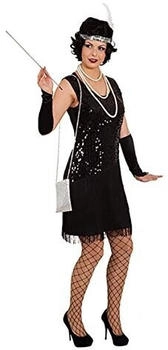 Orlob Karneval Charlestonkleid schwarz