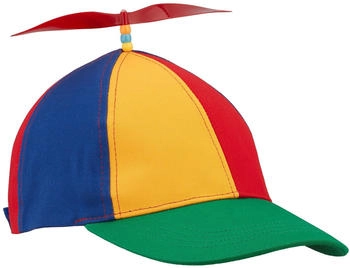 Relaxdays Propeller Mütze gestreift Kopfumfang 55-61 cm