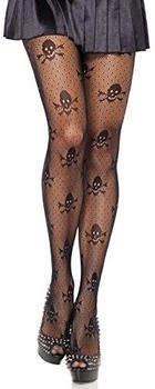 Leg Avenue Leg Avenue 9160 Pantyhose Skull Print schwarz