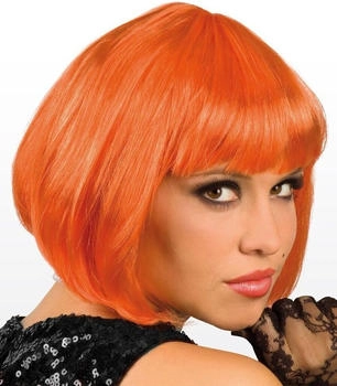 Boland Pagenschnitt orange Kostümperücke
