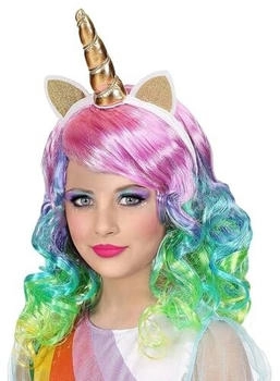 Widmann Kinderperücke Einhorn bunt 46935