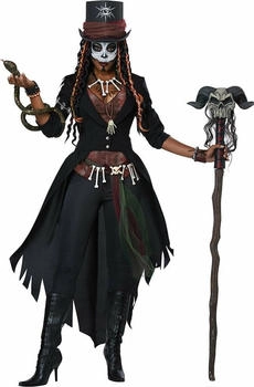 California Costumes Voodoo Magic Kostüm schwarz