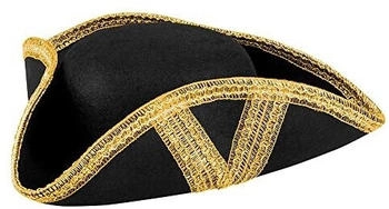 Boland Piraten-Hut schwarz gold 04039