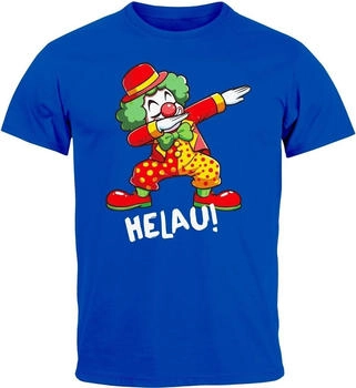 MoonWorks Fasching Karneval Dabbing Clown Kostüm-Ersatz Funshirt navy