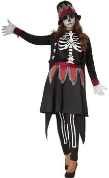 Dress for Fun Kostüm Gruselige Skull Lady