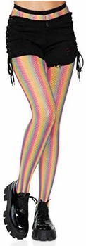 Leg Avenue Rainbow Fishnet Strumpfhose Einheitsgröße