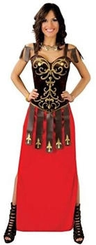 Fiestas Guirca Elegantes Damen-Kostüm Gladiatorin braun rot