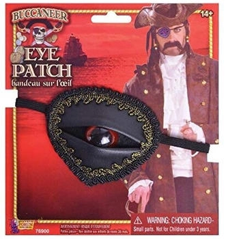 Bristol Novelty Ltd Seeräuber Augenklappe MD235 rot
