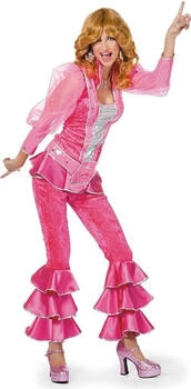 Wilbers Kostüm Damen pink 70er Disco Karneval Fasching Motto