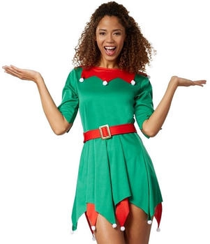 Dress for Fun Weihnachtselfe Wichtel Kostüm