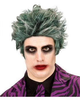 Horror-Shop Perücke böser Clown für Wissenschaftler Zombie Bösewicht Kostüme