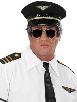 Widmann Party Fashion Verkleidungsset Beruf Sonnenbrille Abzeichen