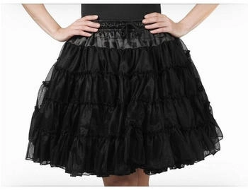 Thetru Collection Petticoat Deluxe schwarz 3-lagig