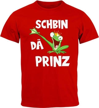 MoonWorks T-Shirt Frosch Prinz Kostüm rot