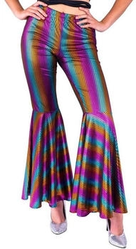 Funny Fashion Pailletten Disco Hose Regenbogen