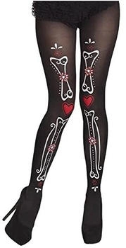 Boland Strumpfhose Day of the Dead Nylon