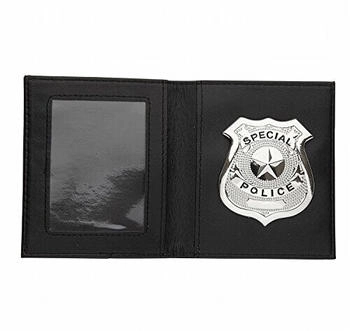 Widmann Party Fashion 05859 Polizeiabzeichen Brieftasche schwarz