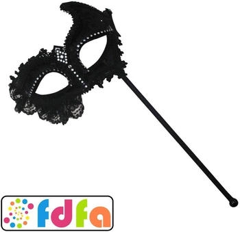 Bristol Novelty Ltd Karnevalsmaske Stab Spitzen-Design Einheitsgröße