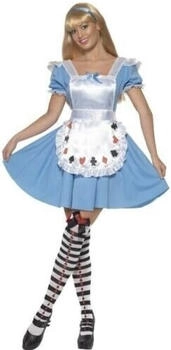 Smiffy's Kartenspiel Dirndl blau weiß