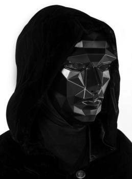 Maskworld Korean Game Frontmann Kostüm Maske Kapuzen-Umhang Einheitsgröße