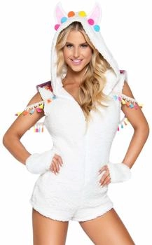 Leg Avenue Cuddly Llama Kostum Set weiß