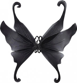 Horror-Shop Schmetterlings Flügel schwarz
