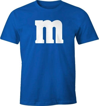 MoonWorks Gruppen-Kostüm T-Shirt Aufdruck blau schwarz