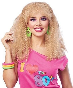 Horror-Shop Perücke Blond gekräuselt