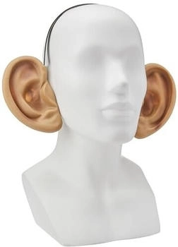 Bristol Novelty Ltd Big Ears on Haarband MD217 beige