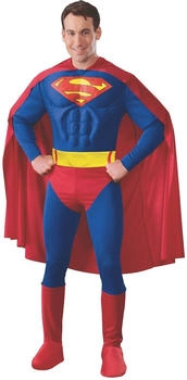 Rubie's Superman Muscle Chest blau rot 3888016