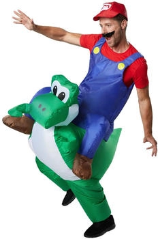 Dress for Fun Aufblasbar Klempner Aufsitzkostüm