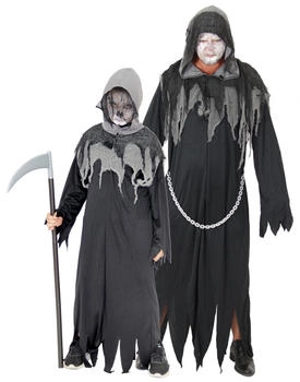 Foxxeo Sensenmann Halloween Kostüm XXL