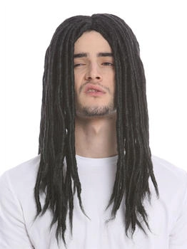Wig Me Up Dreadlocks Rasta schwarz lang 91587-ZA103