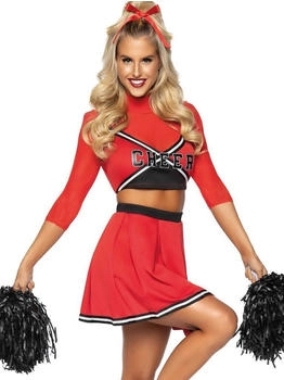 Leg Avenue Cheerleader rot