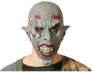 BigBuy Halloween Schutzmaske grün